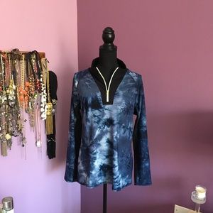 Vogo Athletica tie die long sleeves pullover